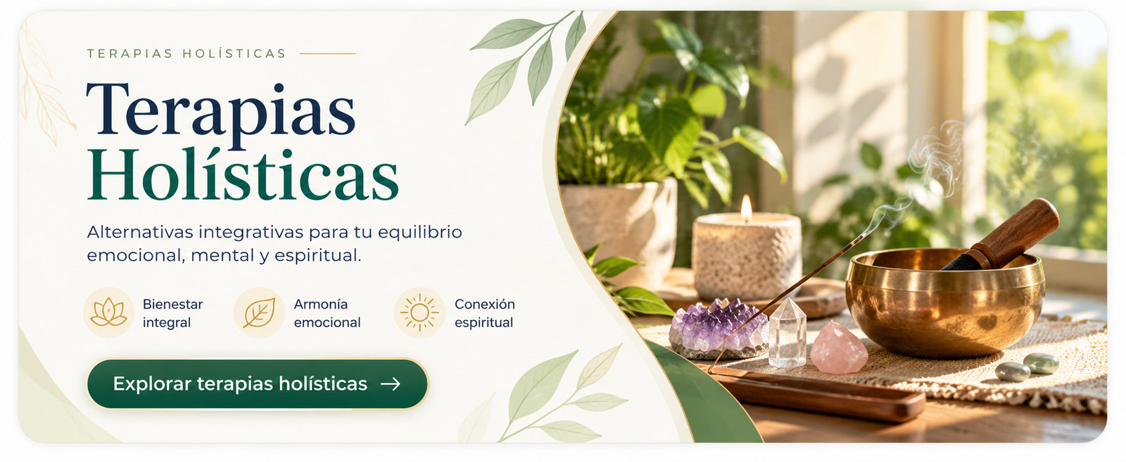 Terapias holísticas para el bienestar emocional y espiritual